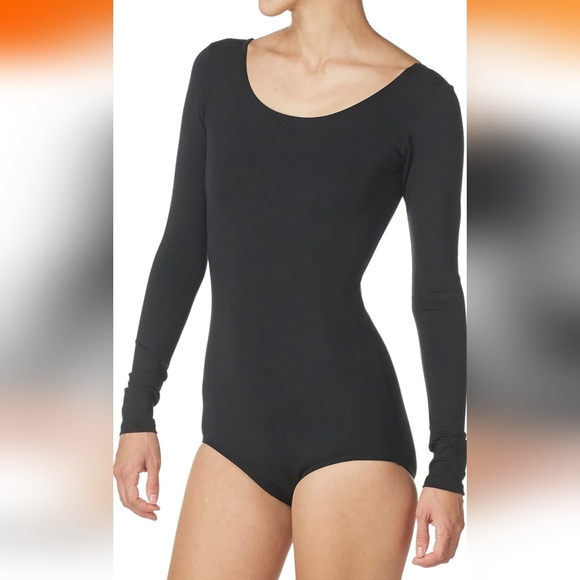 Capezio Womens Team Basic Long Sleeve Leotard medium - Picture 5 of 5